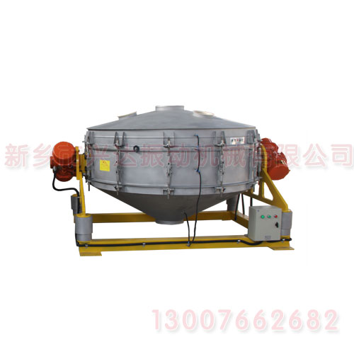 Powerful multi frequency vibrating screen